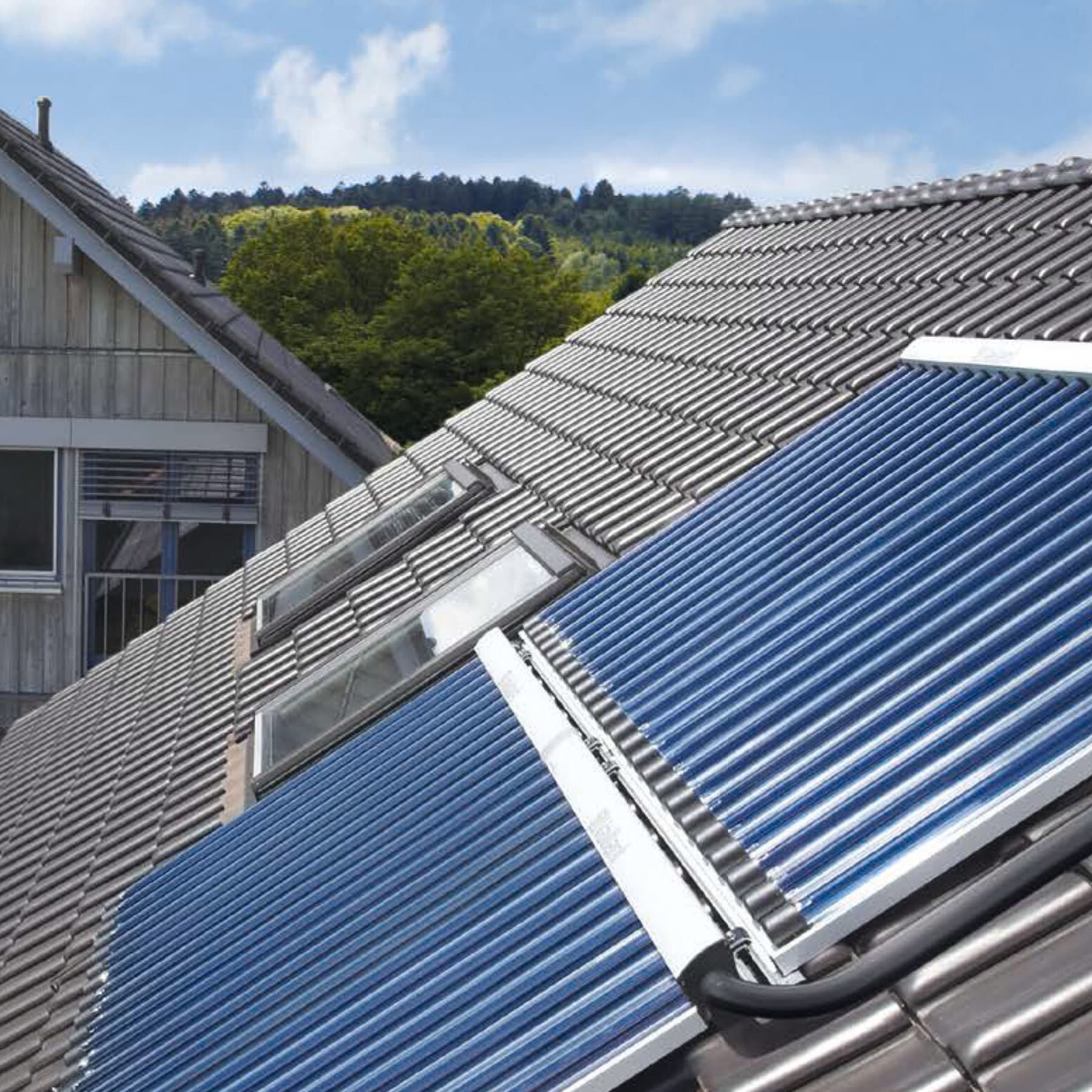 PV-panelen op een dak