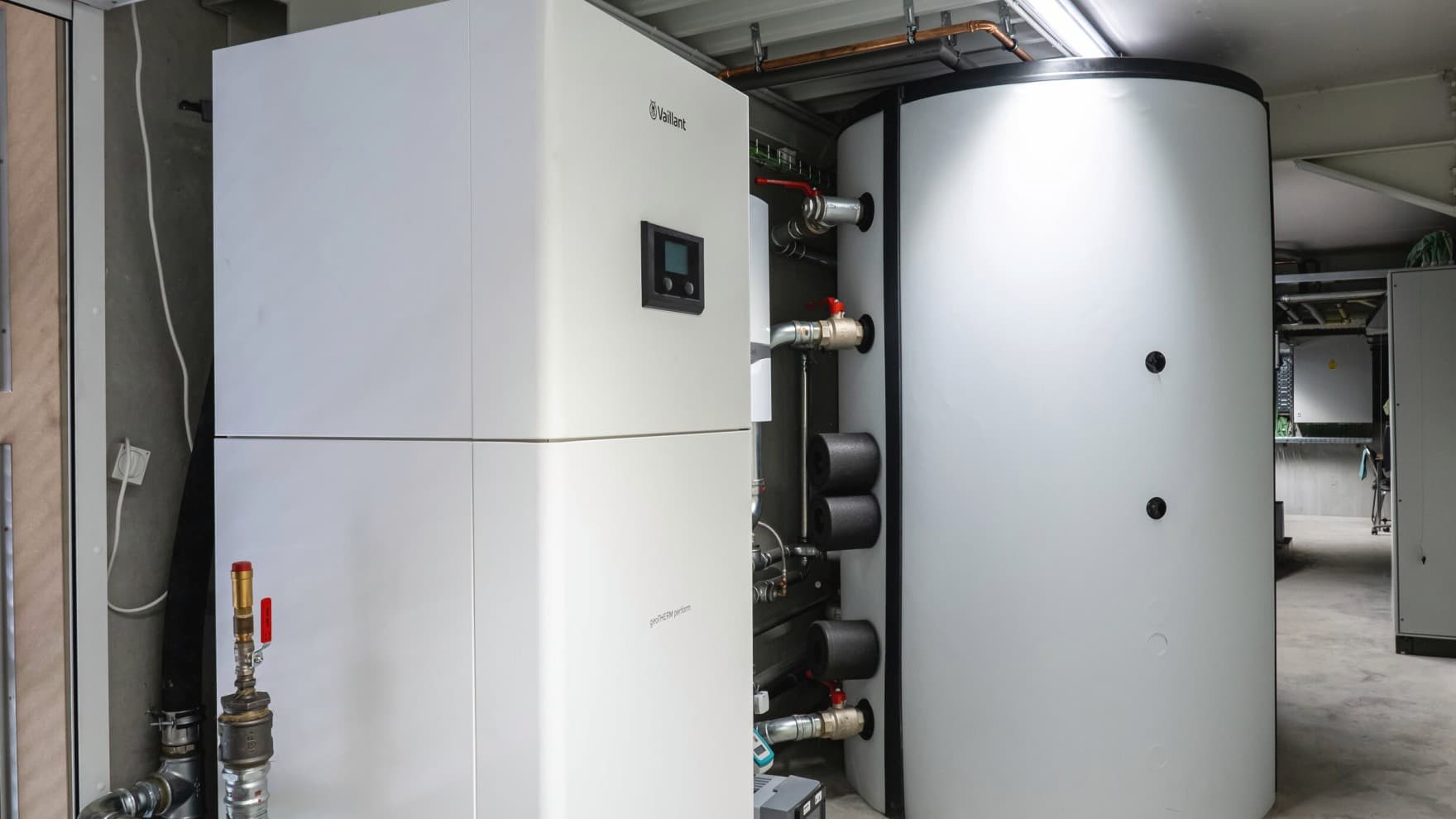 Vaillant geoTHERM perform geothermische warmtepomp met allSTOR buffervat