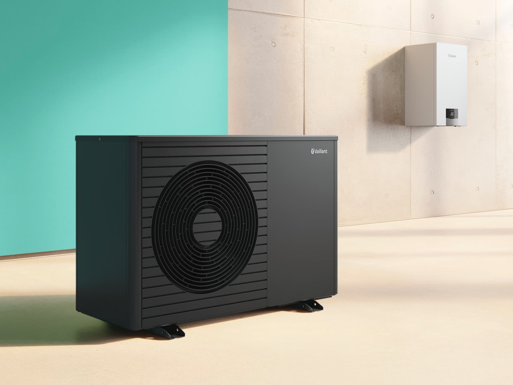 Hybride systeem, bestaande uit een warmtepomp en een ketel