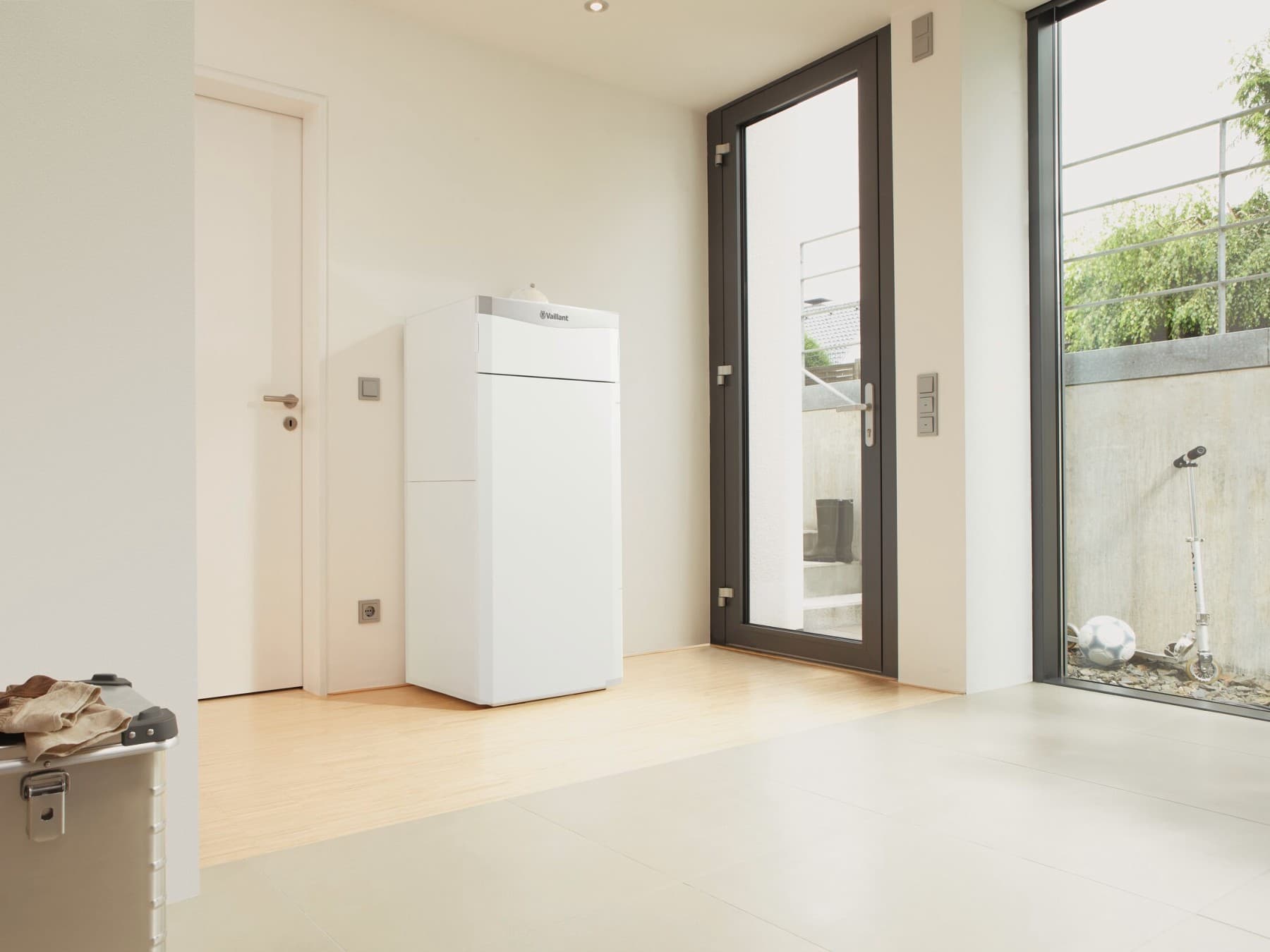 ecoCOMPACT vloerketel in woning