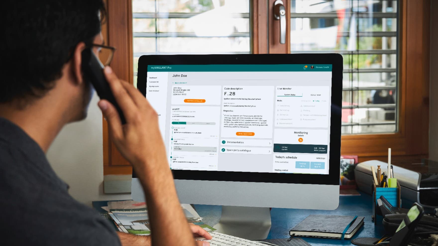 Monitoring van verwarmingstoestel op afstand | Vaillant