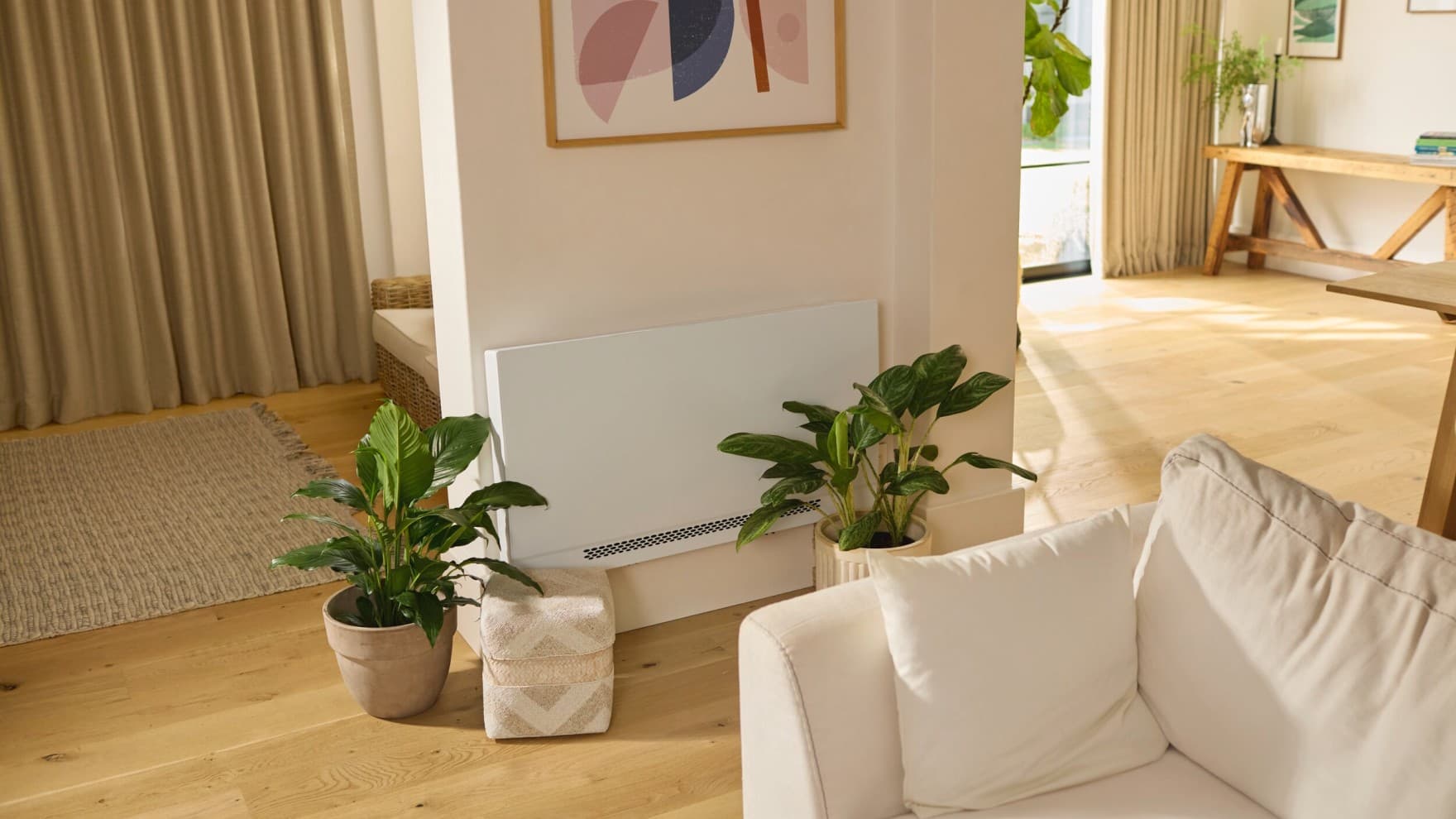 Console-ventilatorkast aroVAIR plus, aan de muur gemonteerd