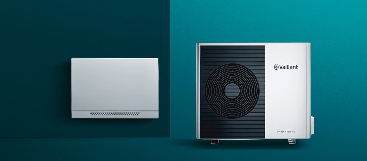 aroVAIR-console met aroTHERM Split plus-warmtepomp