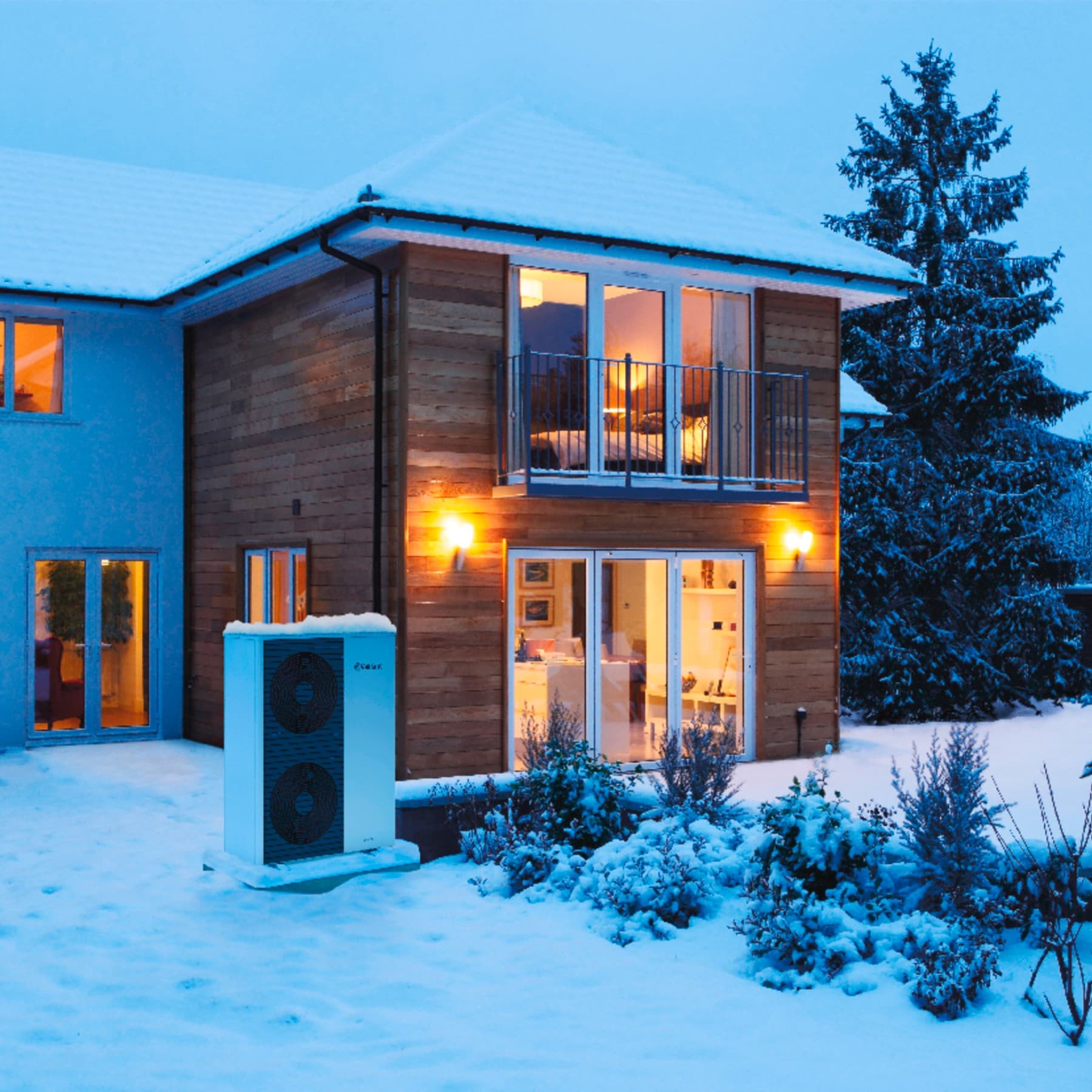 Warmtepomp in wintermaanden voor woning