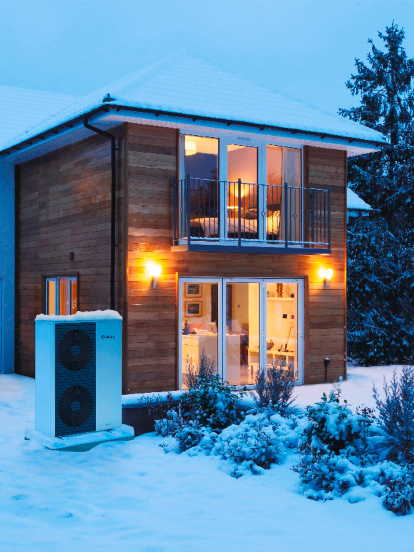 Warmtepomp in wintermaanden voor woning