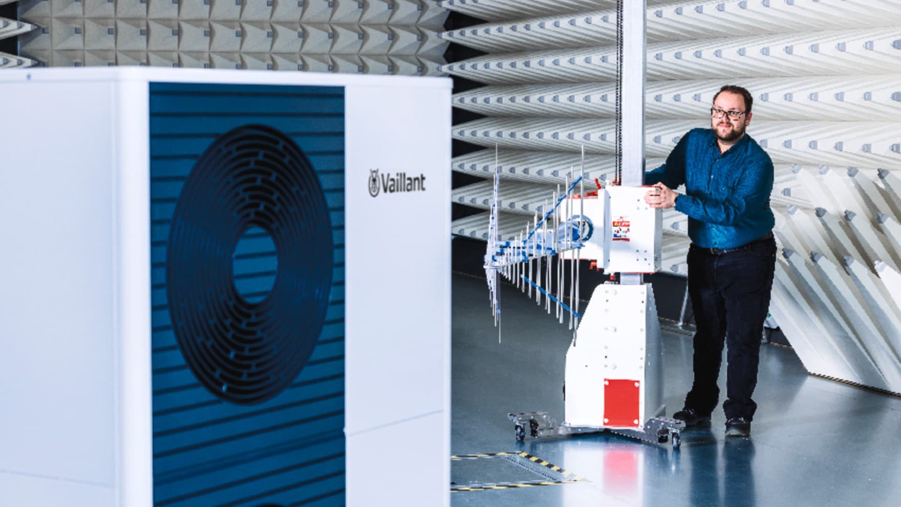 Vaillant-warmtepomp in testunit