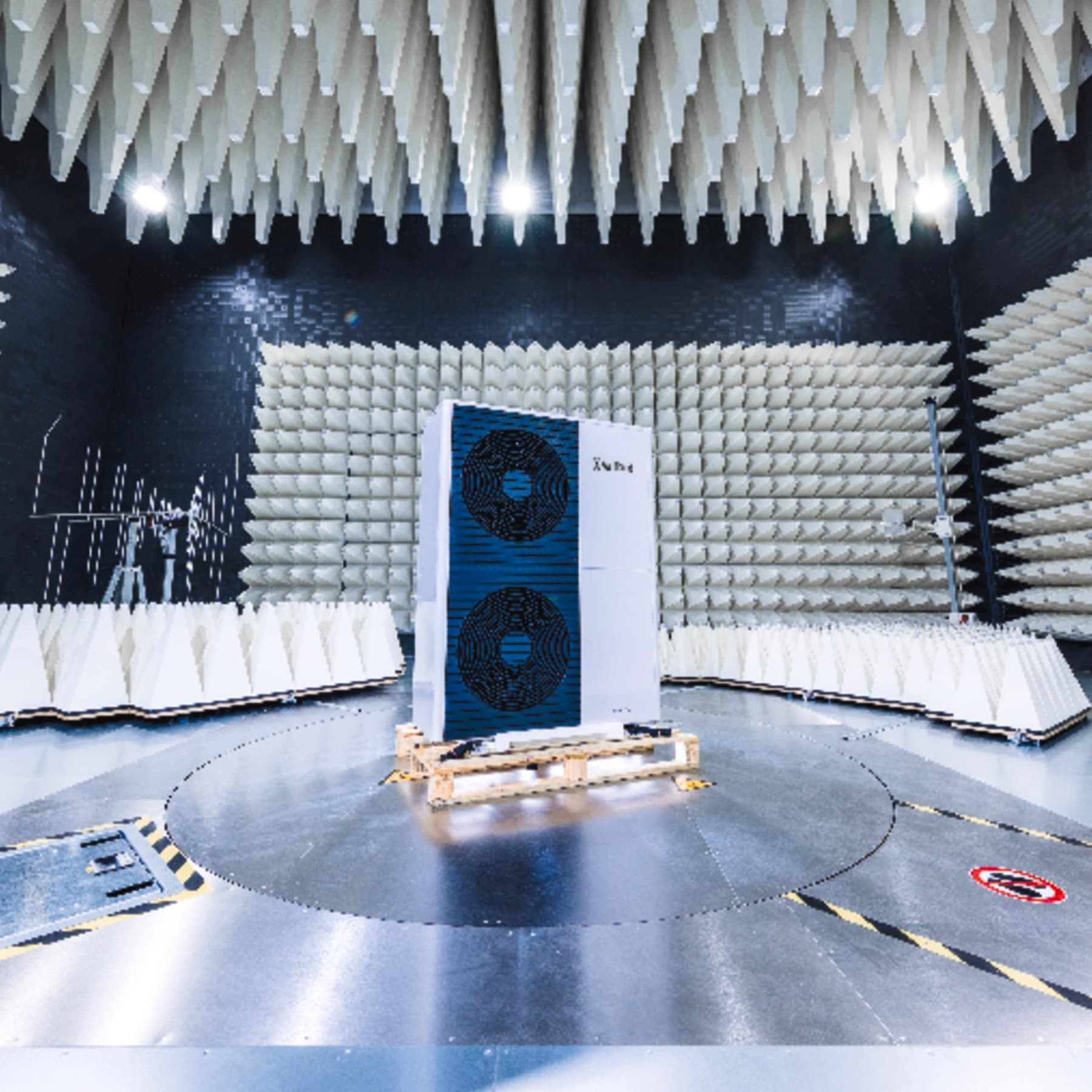 Vaillant-warmtepomp in een testcentrum