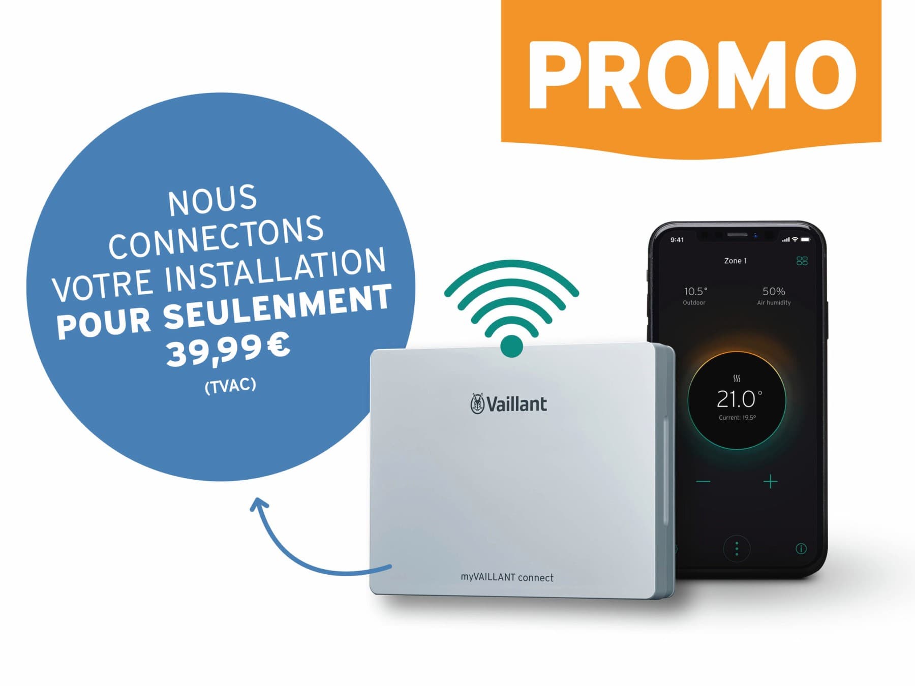 Promo installation connecté | Vaillant