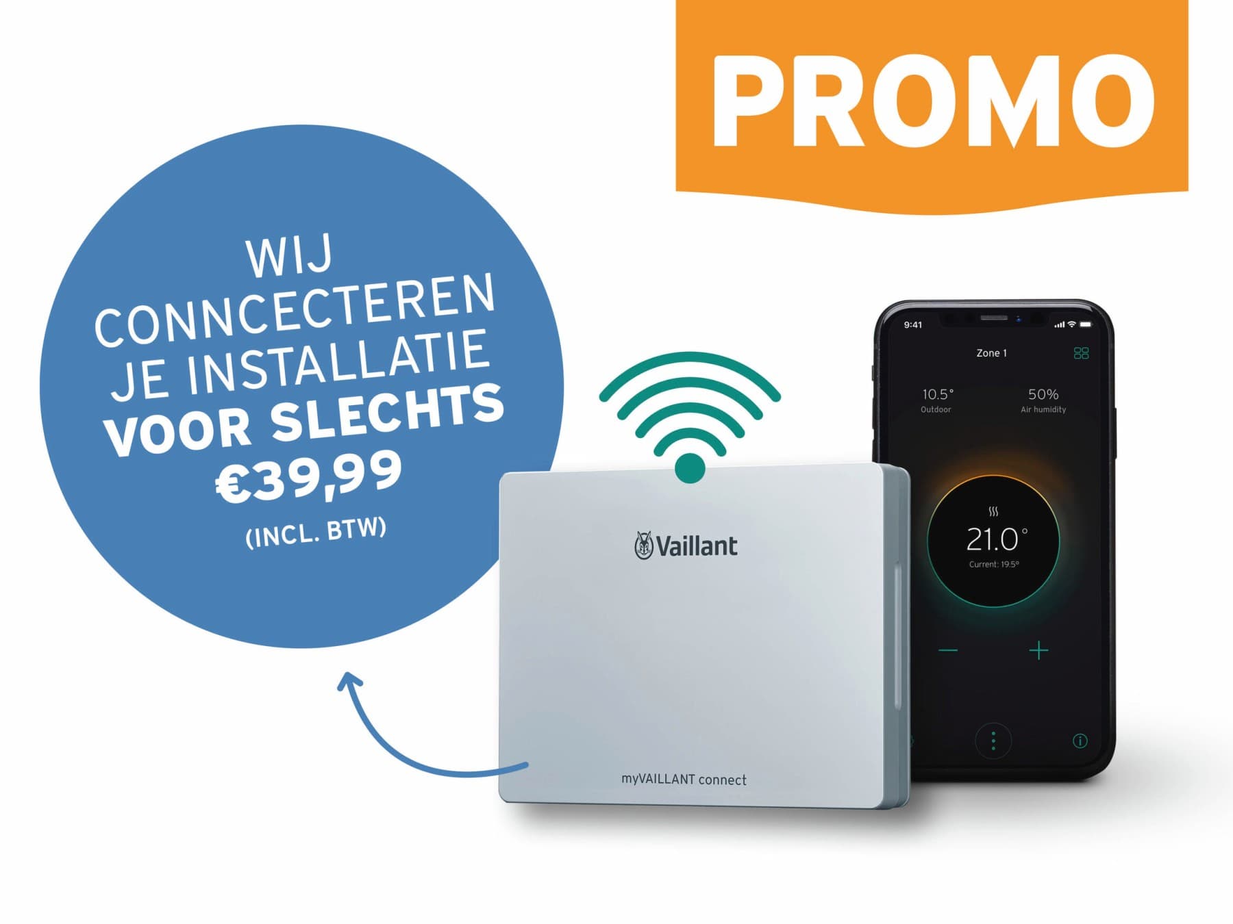 Promo geconnecteerde installatie | Vaillant