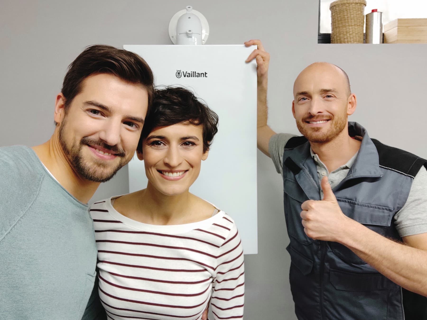 Koppel met installateur aan ketel | Vaillant
