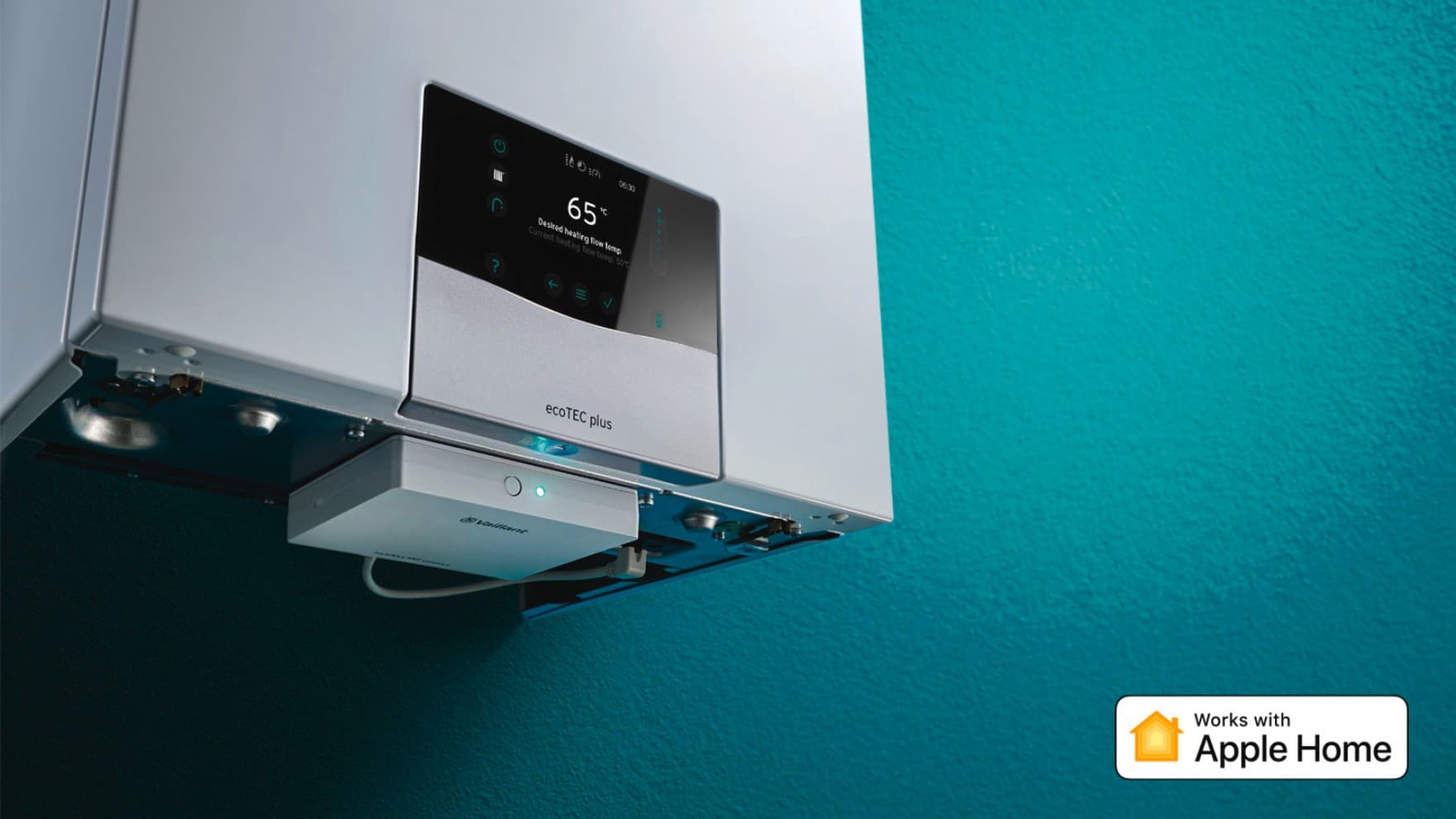 myVAILLANT connect beschikt over Apple HomeKit-technologie.